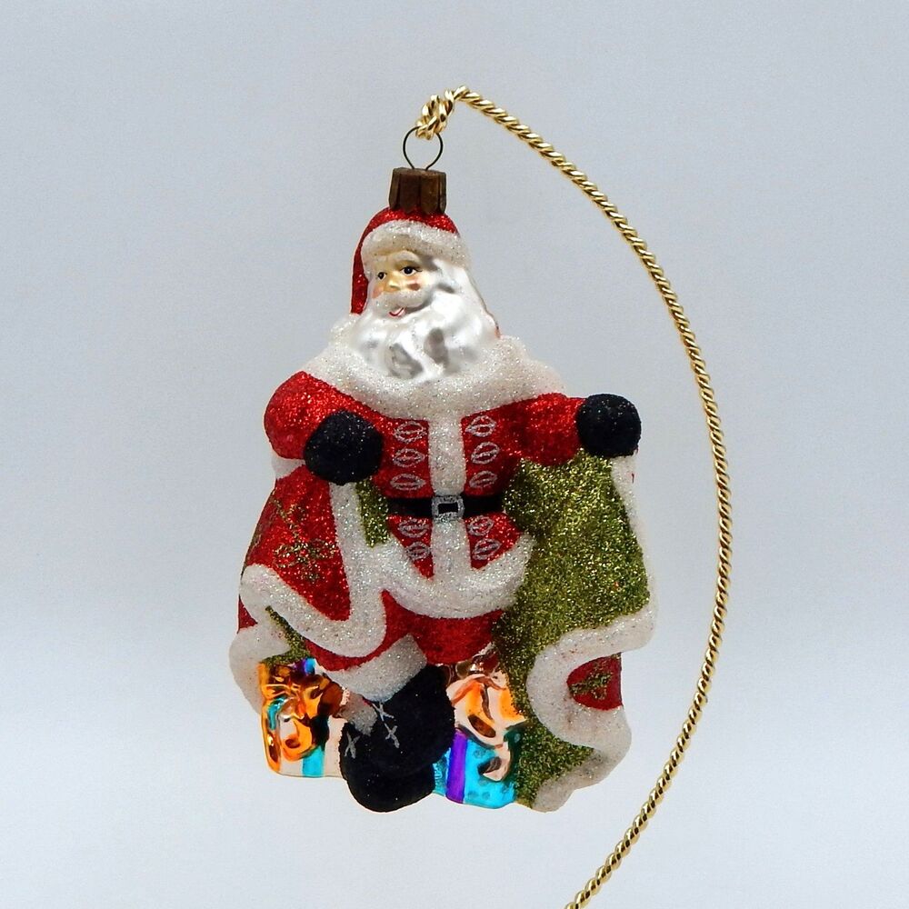 Waterford Holiday Heirloom St. Nicholas W Gifts Santa Claus Christmas Ornament